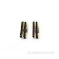 Conector de cabezal de clavija de 2,54 mm de ángulo recto 24P